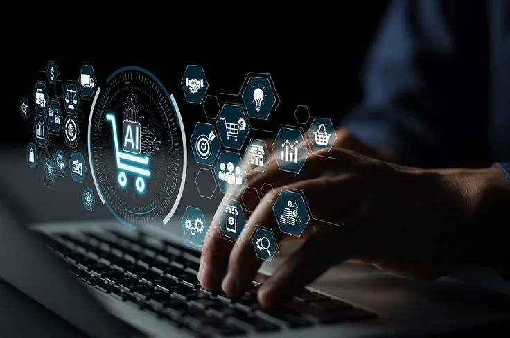 Smart Shopping on Laptop